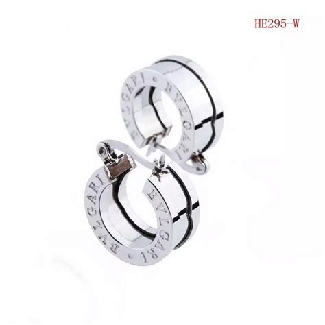 bvlgari earrings fake|BVLGARI stainless steel earrings.